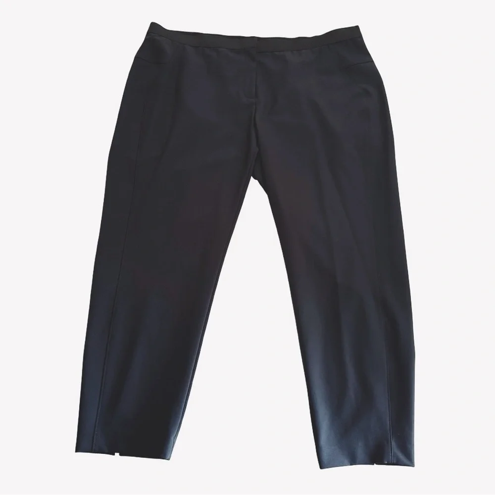 NWT Lafayette 148 New York Tribeca Stretch Skinny Leg Pants Ink Blue Size 3X